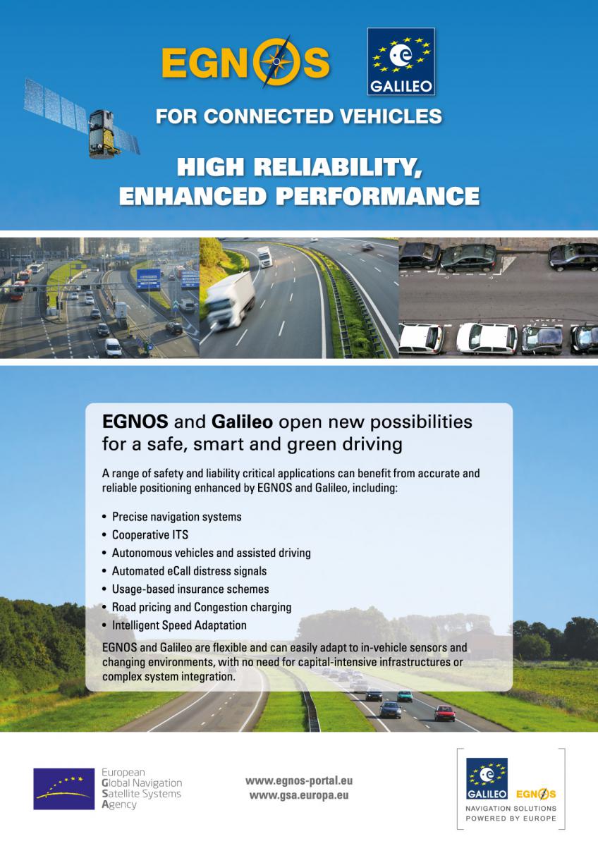 EGNOS for Connected vehicles - flyer