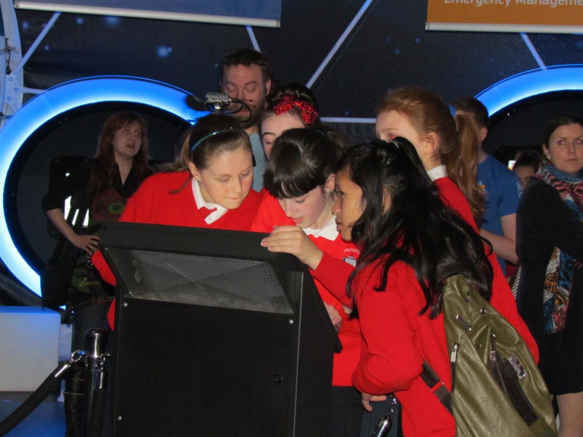 School students get inspired at ESE. © Reynolds.