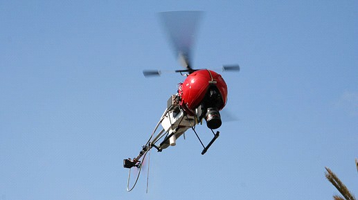 The SARAH UAS in action.