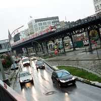 Getting there, rain or shine. © Peter Gutierre