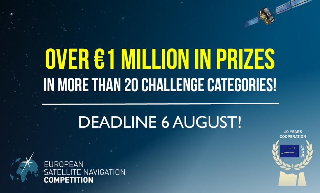 ESNC has over EUR 1 million in prizes in more than 20 challenge categories!
