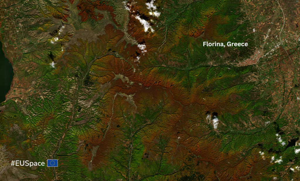 EU Forests are taking on spectacular colours in autumn. Image captured by Copernicus Sentinel-2 EU Forests are taking on spectacular colours in autumn. Image captured by Copernicus Sentinel-2