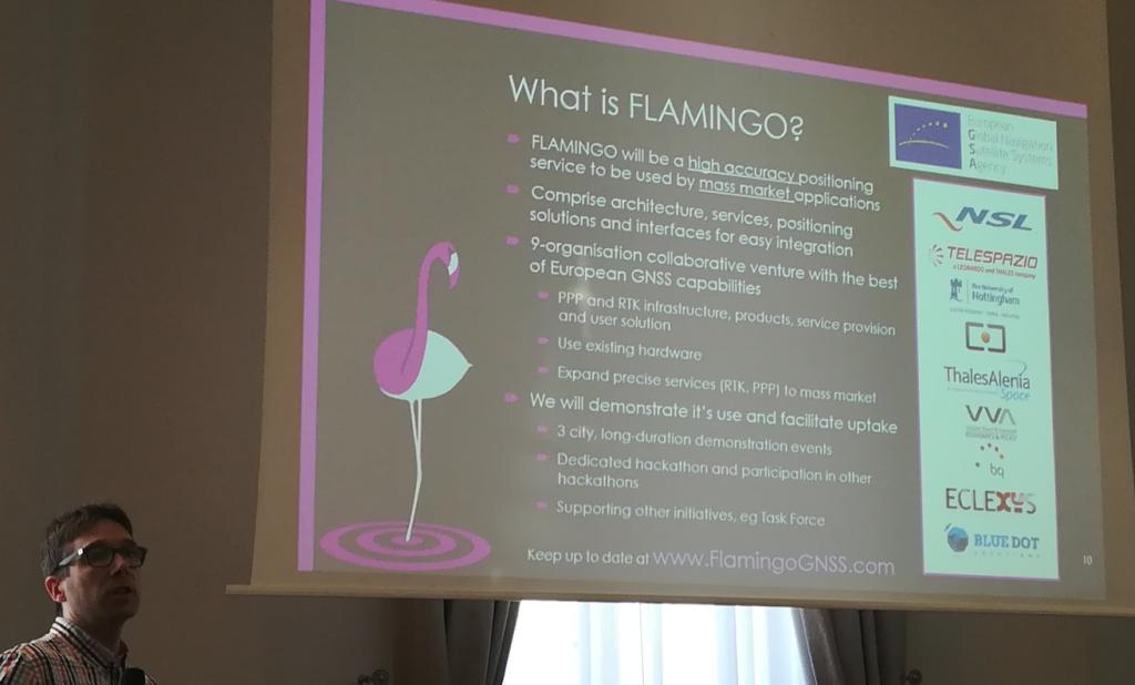FLAMINGO will deliver high accuracy and reliable positioning and navigation services for the mass market