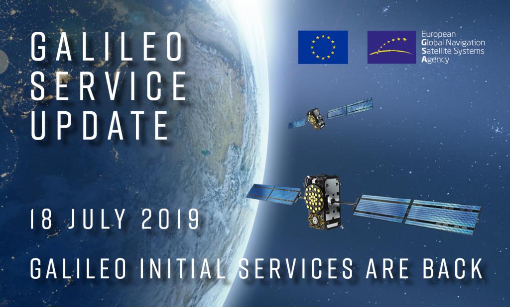 Commercial users can already see signs of recovery of the Galileo navigation and timing services.