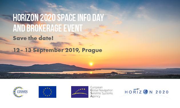The Horizon 2020 Space Information Day and Brokerage Event will take place in Prague on 12-13 September 2019.