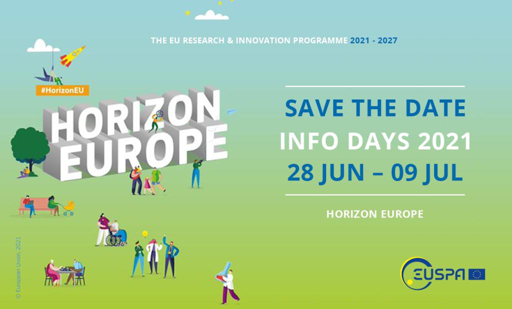 Save the date for Horizon Europe Info Days 2021!
