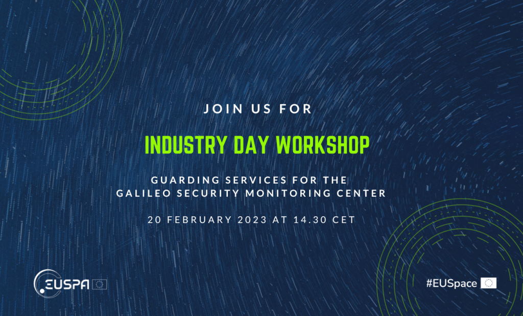 Join EUSPA Industry Day on 20 February 2023 Join EUSPA Industry Day on 20 February 2023