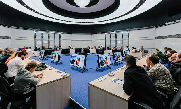 GSA Open Days visitors attending a satellite navigation workshop 