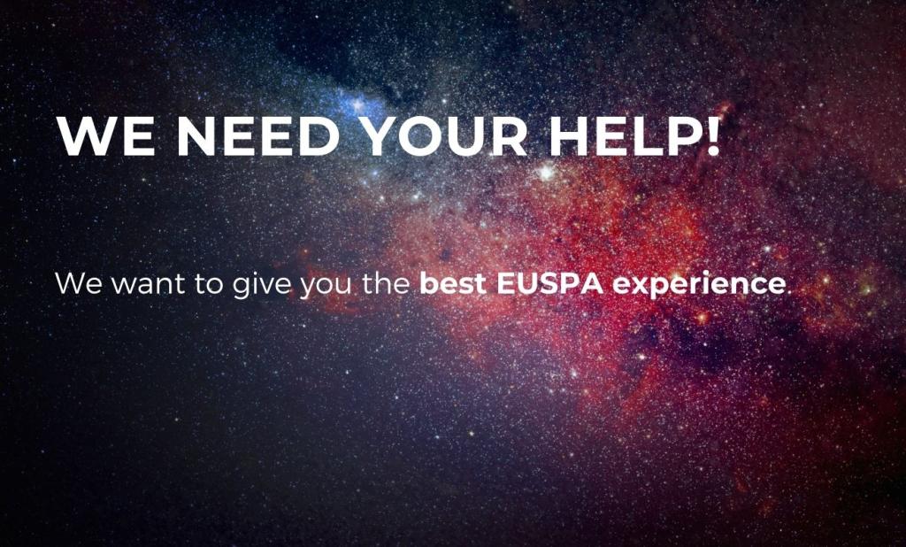 Help us improve the EUSPA user experience Help us improve the EUSPA user experience