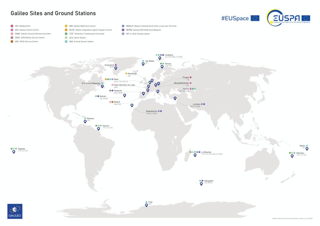 EUSPA Posters_Galileo Sites and Ground Stations