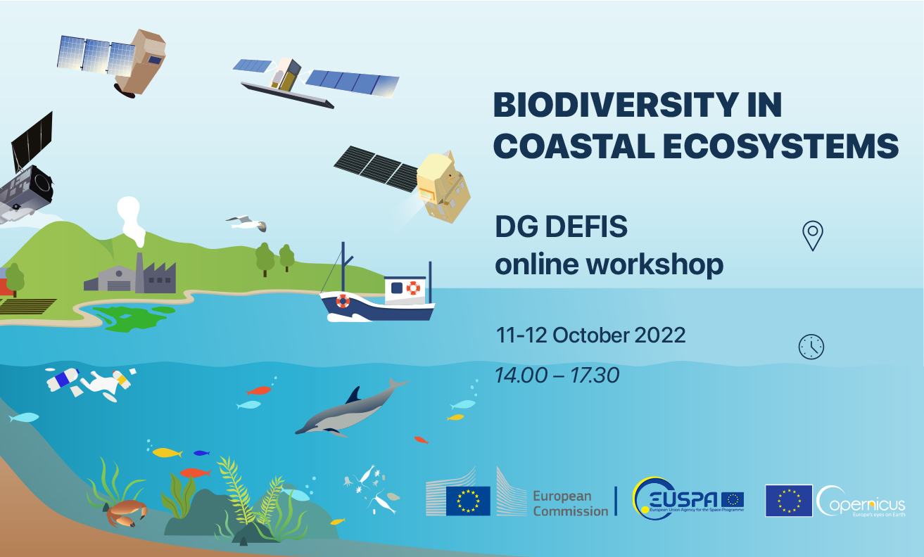 The Copernicus Biodiversity in Coastal Ecosystems Workshop will illustrate what Copernicus can offer in relation to biodiversity and coastal ecosystems, and their protection.