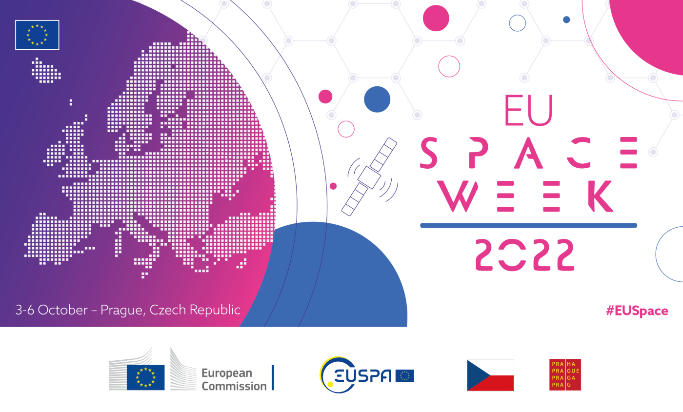 EU Space Week, the go-to event of for Europe’s space community, is happening 3 – 6 October 2022 in Prague, Czech Republic.  