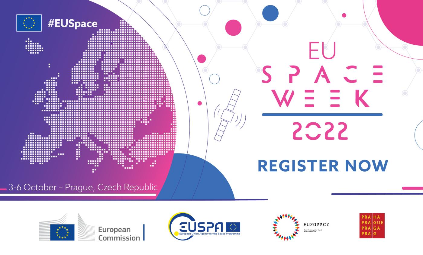 Join the EU Space Week 3 – 6 October 2022 in Prague, Czech Republic