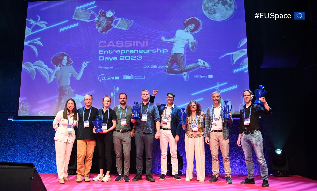 #myEUspace Track Product winners during CASSINI Entrepreneurship Days.