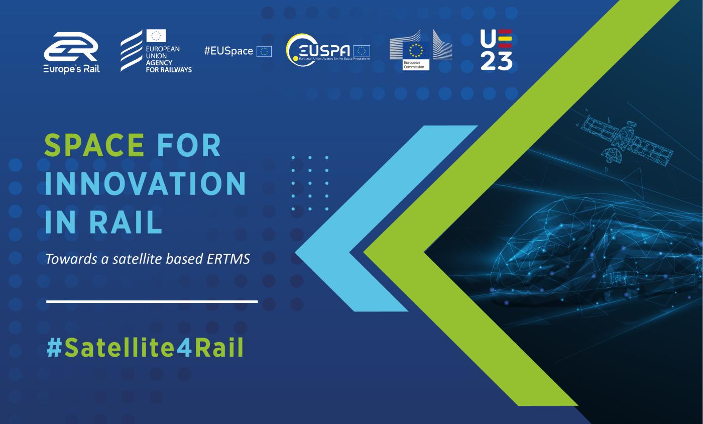 EU top rail stakeholders gather in Madrid to discuss how space can level up train operations and safety.