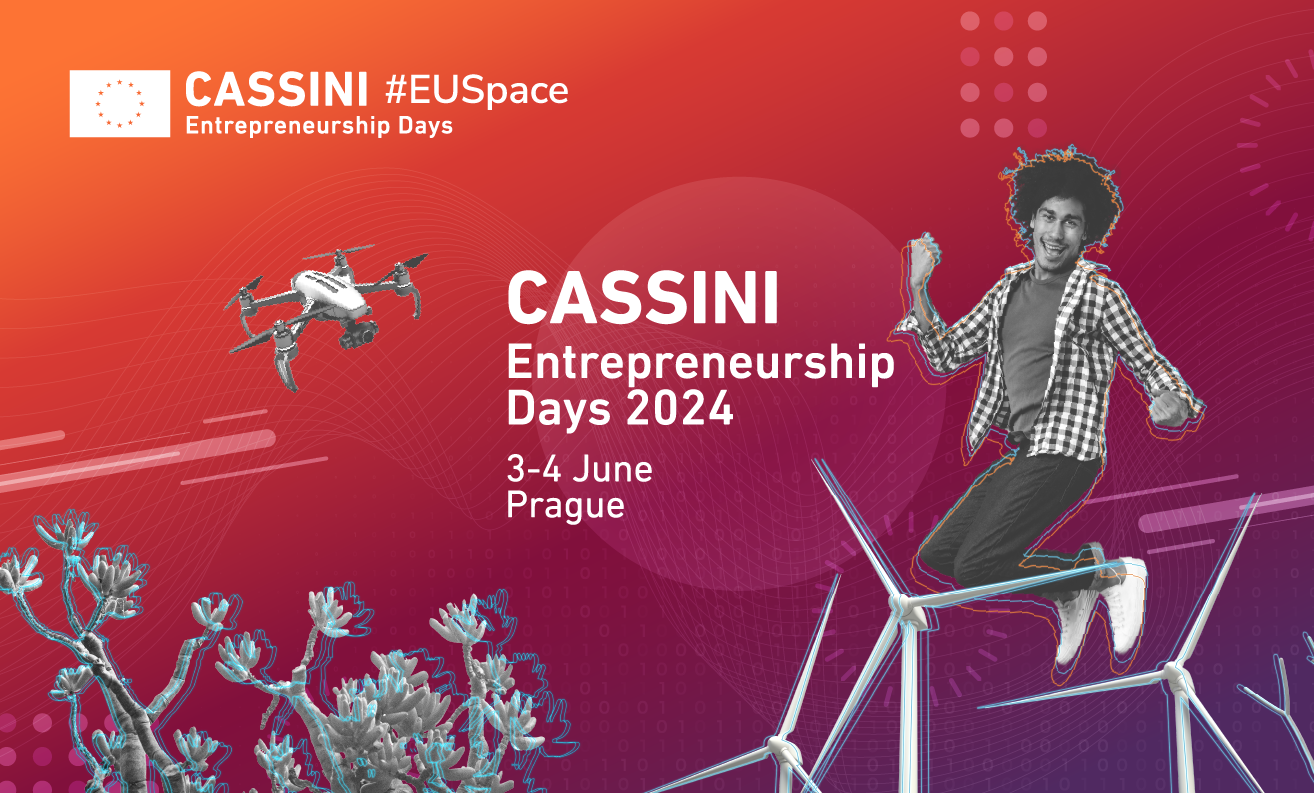 CASSINI Entrepreneurship Days 2024 orange/red/purple banner