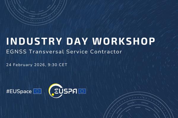 Industry day workshop: E-GNSS Transversal Service Contractor on February 24