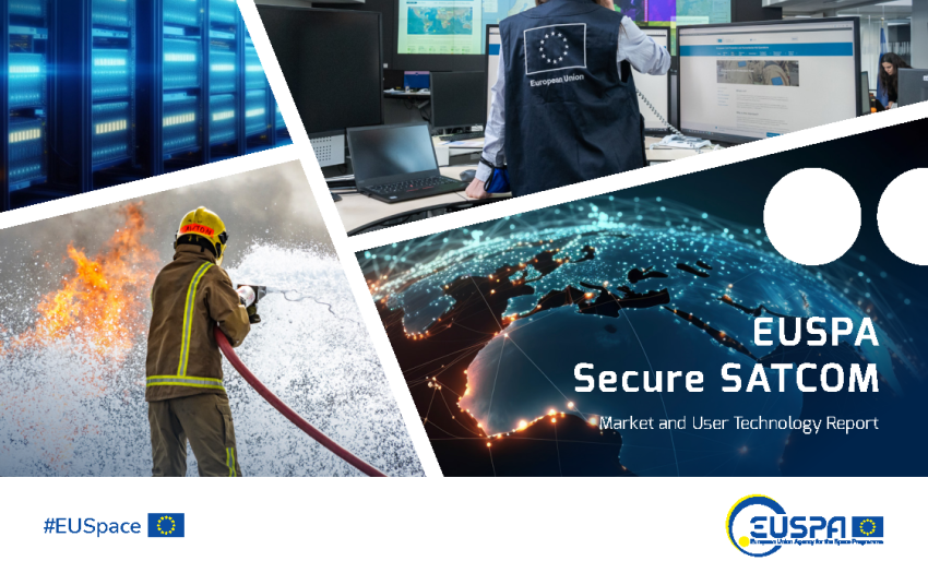 EUSPA Secure SATCOM - Market and User Technology Report cover