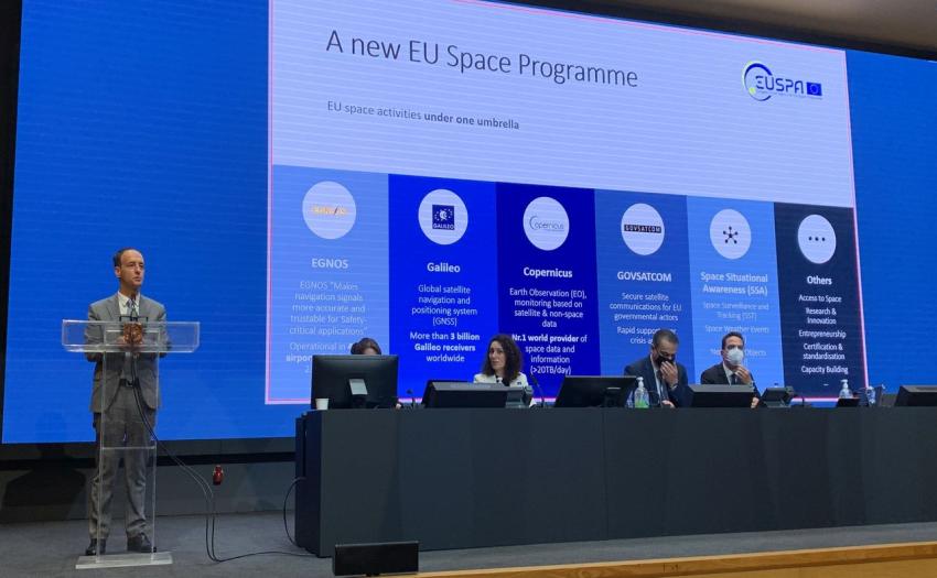 EUSPA's Executive Director at Disaster Risk Management Workshop in Athens, Greece