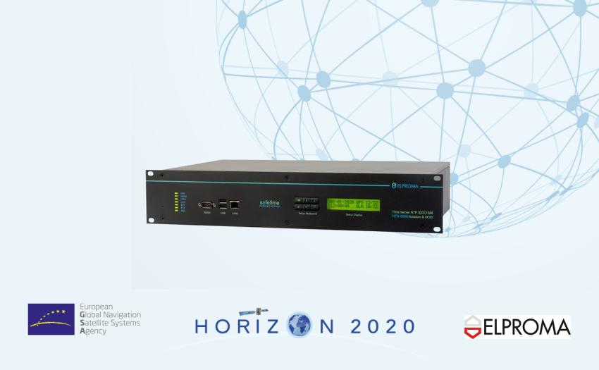 Safe Time represents a special version of the ELPROMA Rubidium NTS-5000 Time Server powered by Horizon 2020 DEMETRA TSI#2 technology