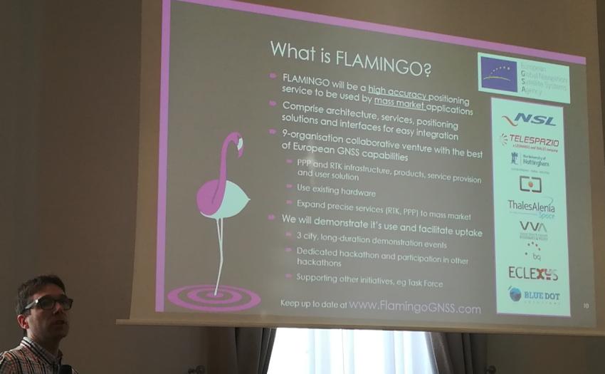 FLAMINGO will deliver high accuracy and reliable positioning and navigation services for the mass market