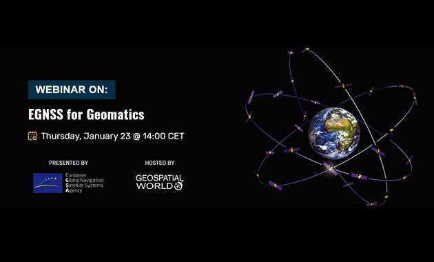 The webinar will cover everything EGNSS has to offer for geomatics.