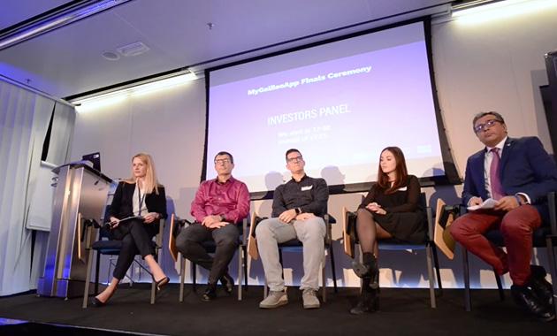 Start-ups learned about the opportunities available to them at a dedicated MyGalileoApp panel discussion