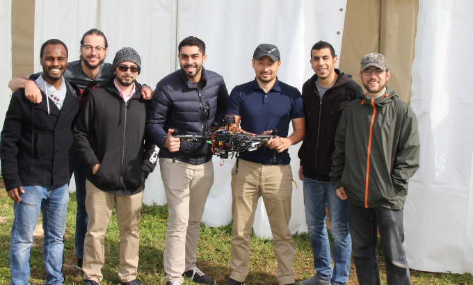 The winning KAUST team at the ERL Emergency Local Tournament in Seville.