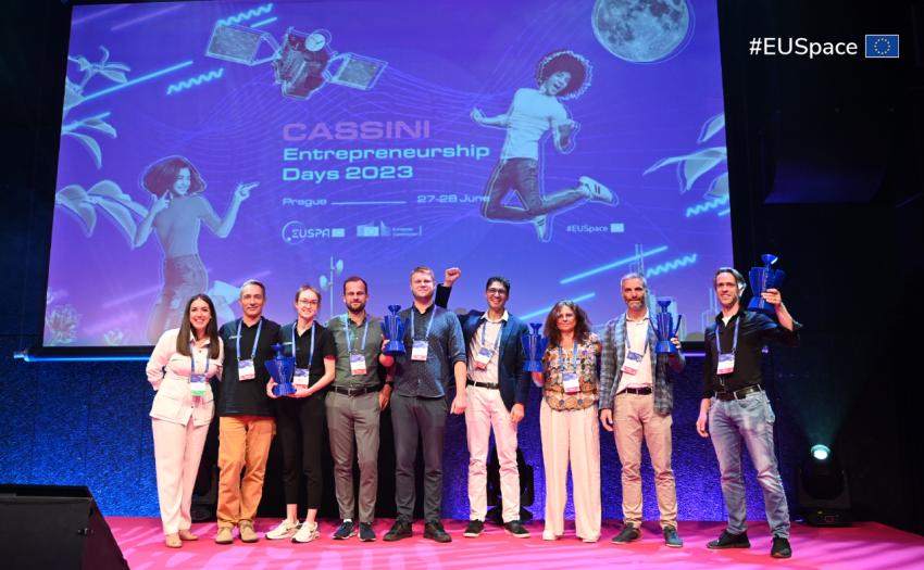 #myEUspace Track Product winners during CASSINI Entrepreneurship Days.