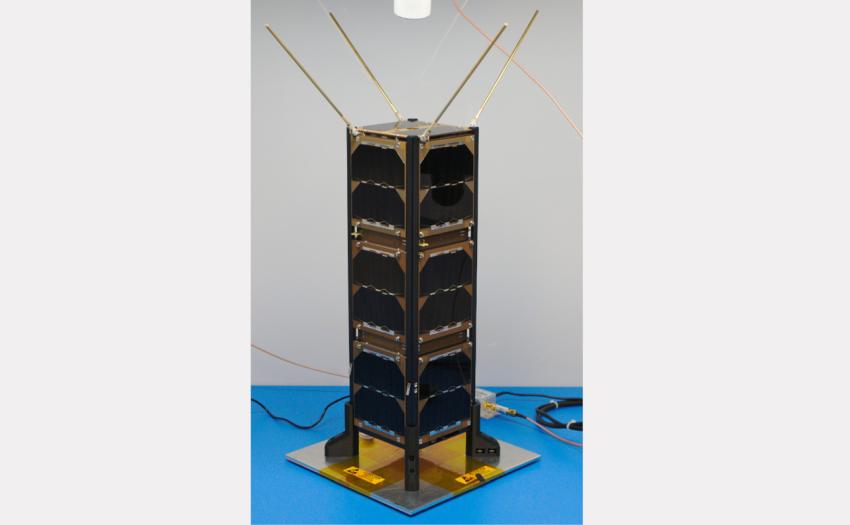 QN400-Space in GomSpace SDR and cubesat of University of Ohio Image, © Courtesy of Ohio University