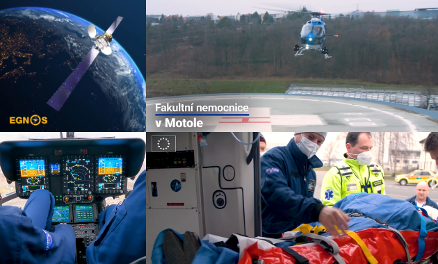 Thanks to EGNOS, the European Satellite-Based Augmentation System, pilots can navigate through the clouds and fog, and land safely at the Prague-based hospital.