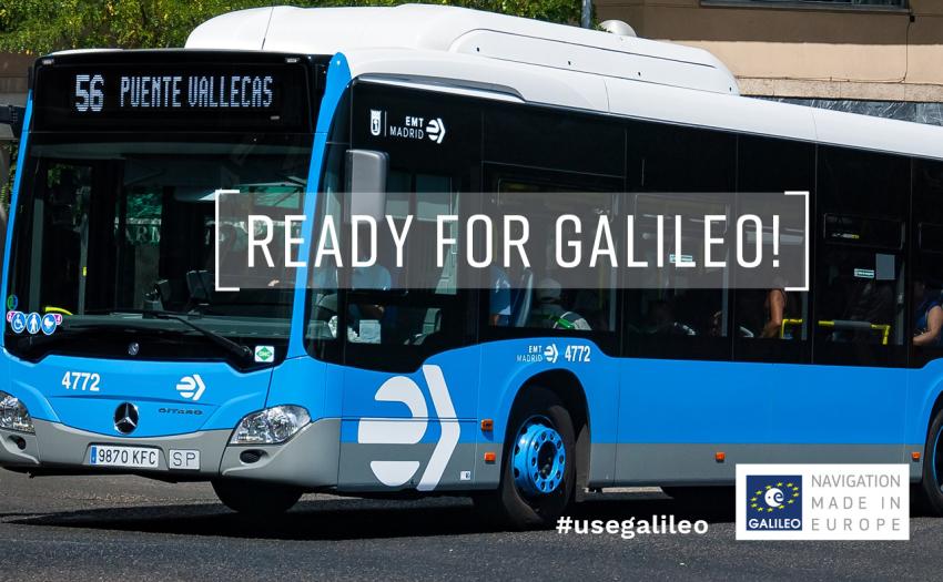 Galileo accuracy is helping EMT Madrid to improve their services.