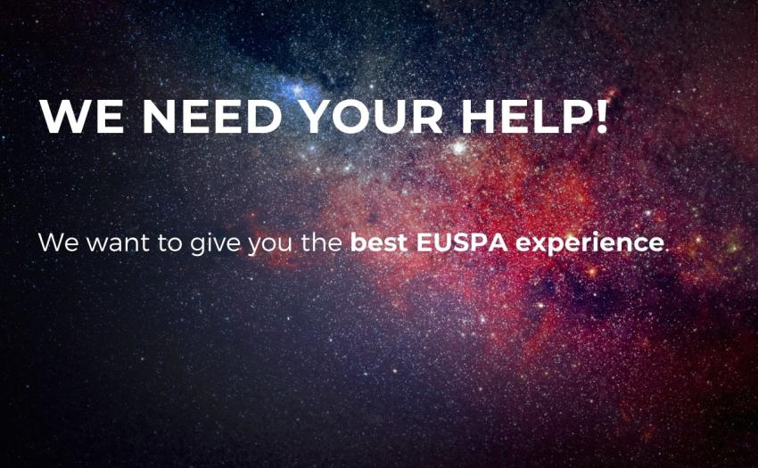 Help us improve the EUSPA user experience 