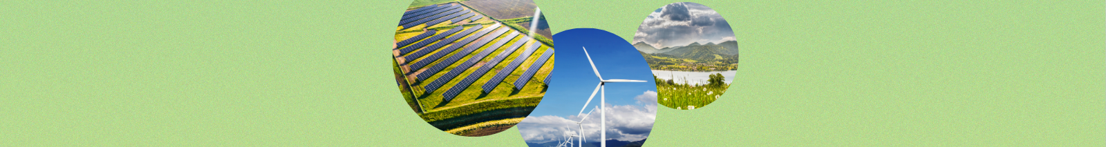 Green energy demonstrator banner