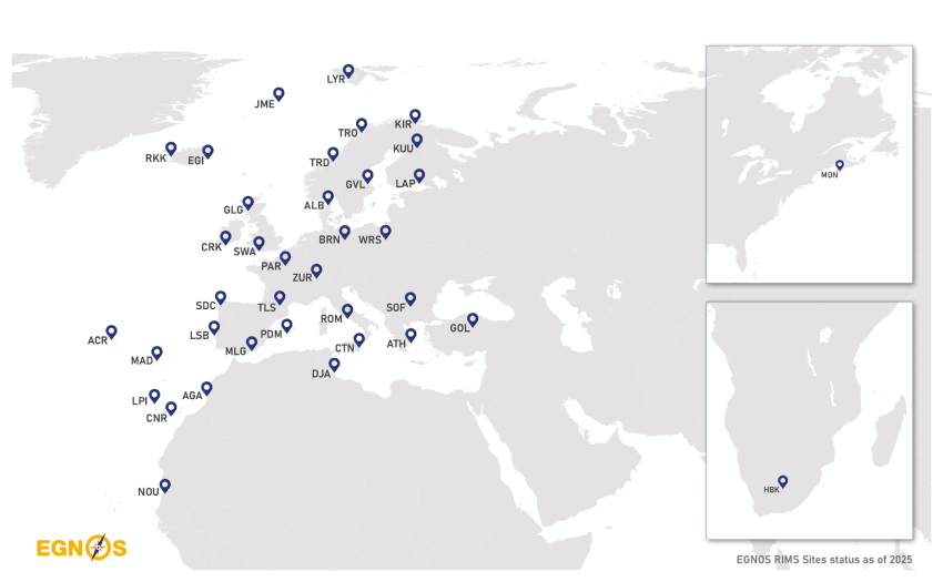EGNOS RIMS Sites