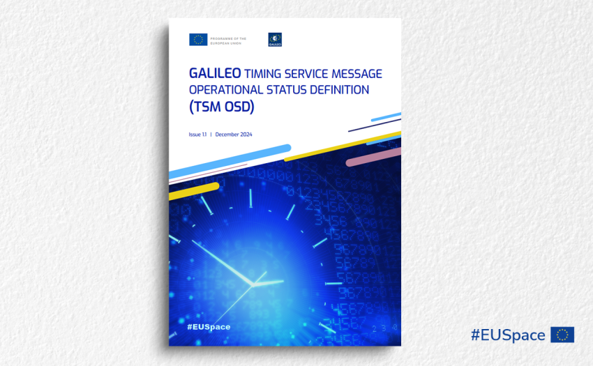 Cover of the Galileo Timing Service Message Operational Service Definition (TSM OSD)